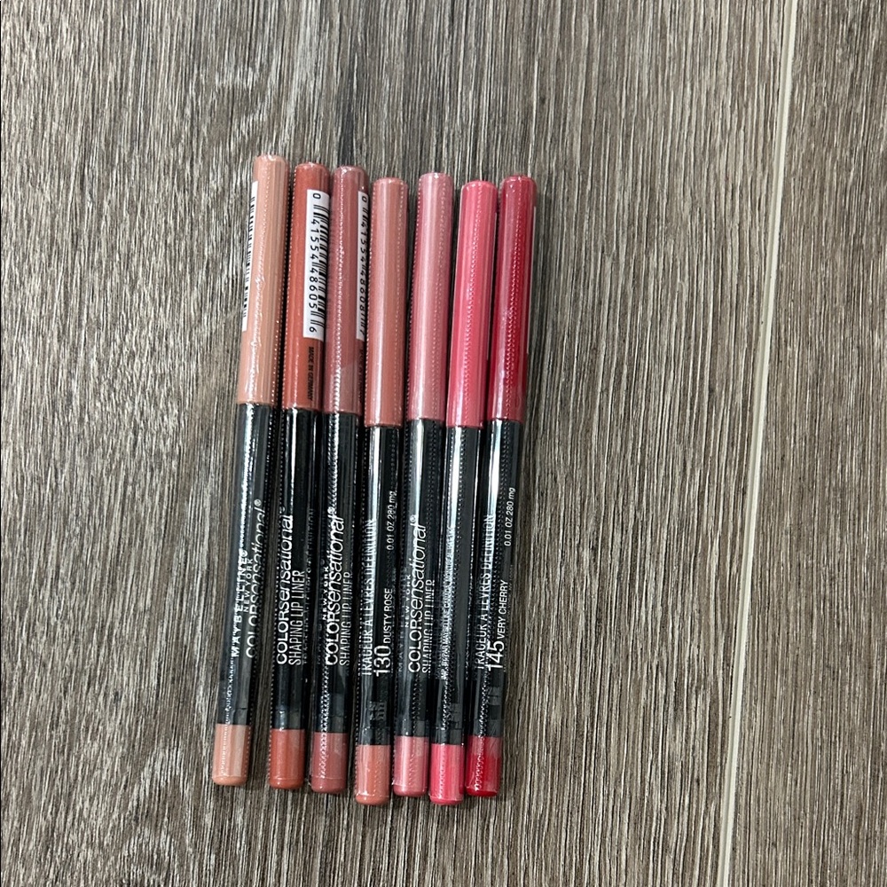 7X Maybelline Color Sensational lip Liner Set ( Firm price )